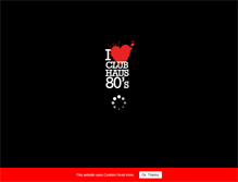 Tablet Screenshot of clubhaus80s.com